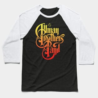 Retro 70's Allman Brothers Band Rock Logo Baseball T-Shirt